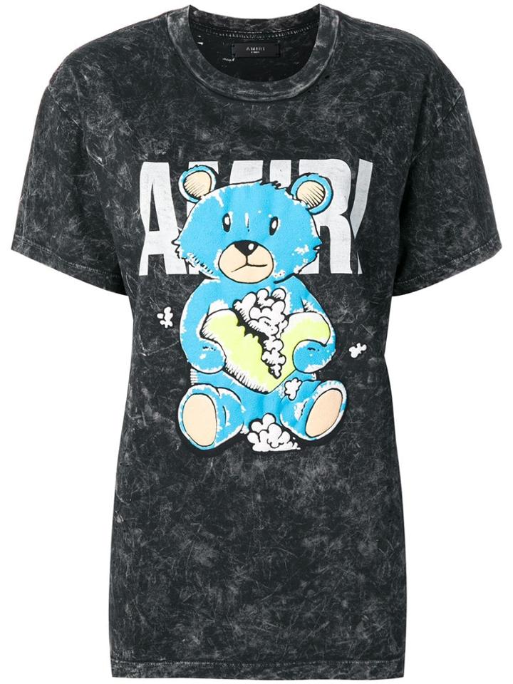 Amiri Teddy Bear Print T-shirt - Black