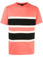Paul Smith Jeans Colour Block T-shirt, Men's, Size: Small, Yellow/orange, Cotton