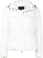Emporio Armani Fitted Padded Jacket - White