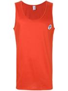 Robinson Les Bains Logo Patch Vest Top - Yellow & Orange