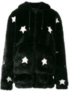 Filles A Papa Faux Fur Star Embellished Jacket