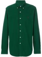 Polo Ralph Lauren - Logo Embroidery Button-down Shirt - Men - Cotton - L, Green, Cotton