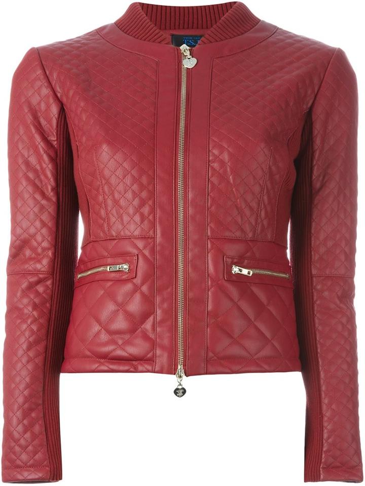 Twin-set Padded Detailed Jacket, Women's, Size: Medium, Red, Polyurethane/polyester