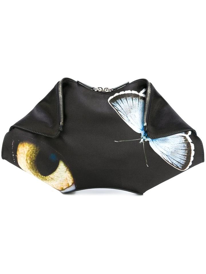 Alexander Mcqueen 'de Manta' Clutch, Women's, Black