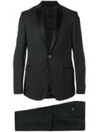 Tonello Slim Single Breasted Suit - Black
