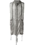 Unconditional Sleeveless Hooded Jacket