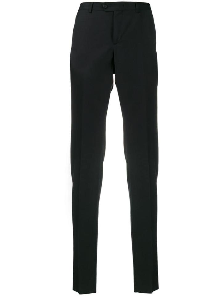 Z Zegna Slim-fit Trousers - Black