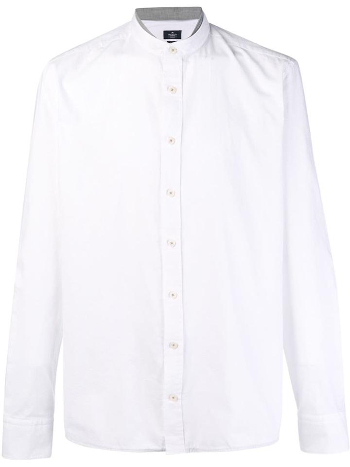 Hackett Mandarin Collar Shirt - White