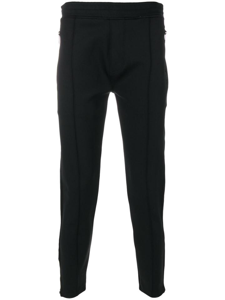 Neil Barrett Slim Fit Casual Trousers - Black