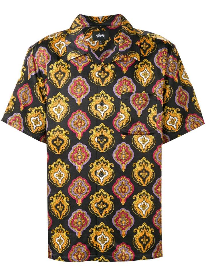 Stussy Shield Print Shirt - Black