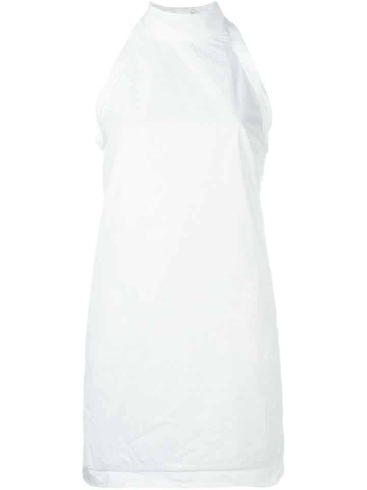 Dsquared2 Tie Collar Dress, Women's, Size: 38, White, Cotton