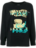 Facetasm Printed Logo Sweatshirt - Black