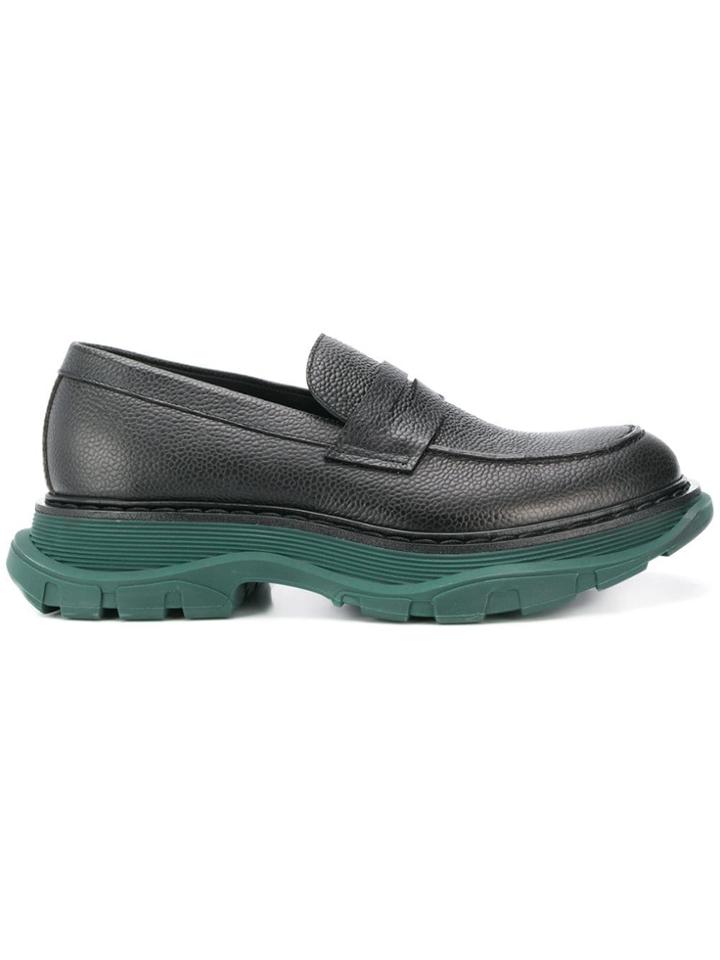 Alexander Mcqueen Thread Loafers - Black