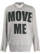 Ann Demeulemeester Move Me Sweatshirt - Grey