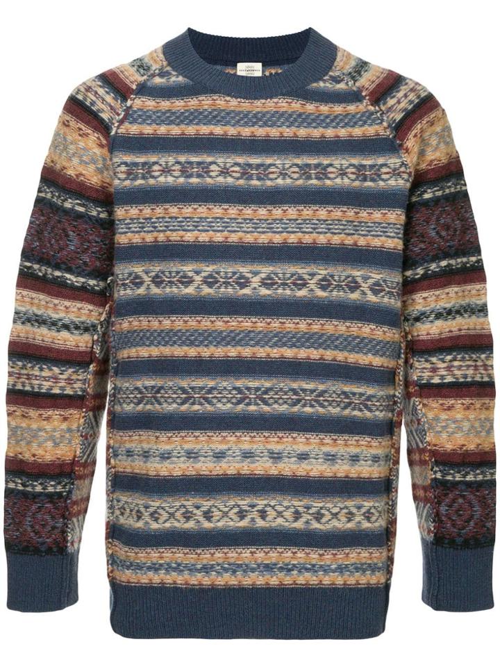 Kent & Curwen Intarsia Knit Jumper - Multicolour