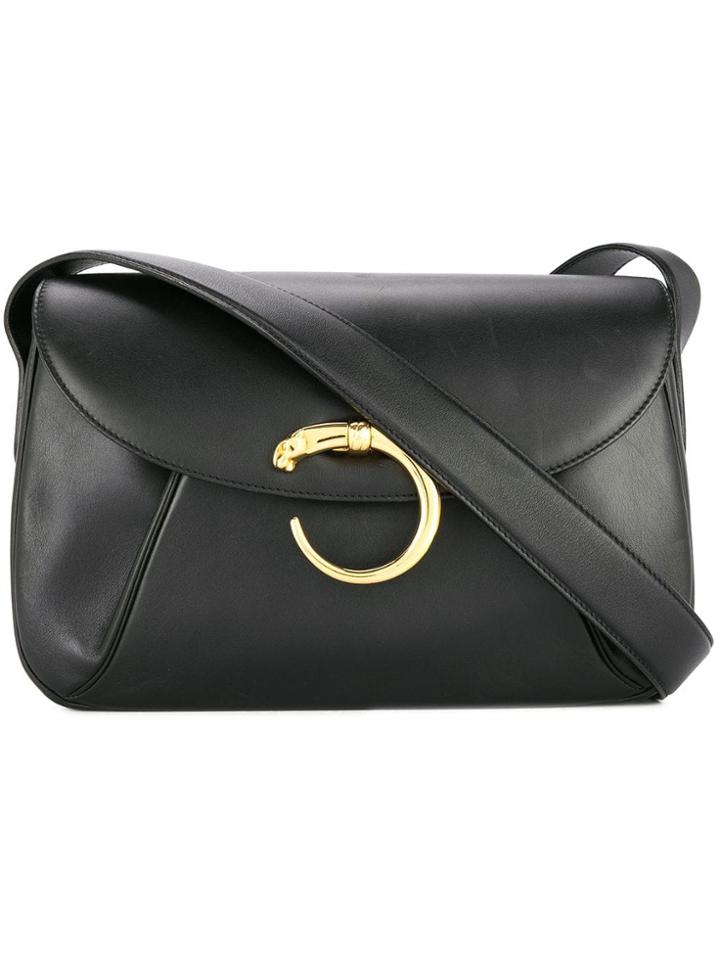 Cartier Vintage Must De Cartier Cross Body Shoulder Bag - Black