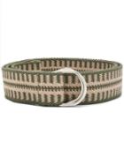 Isabel Marant Woven Embroidered Belt - Green