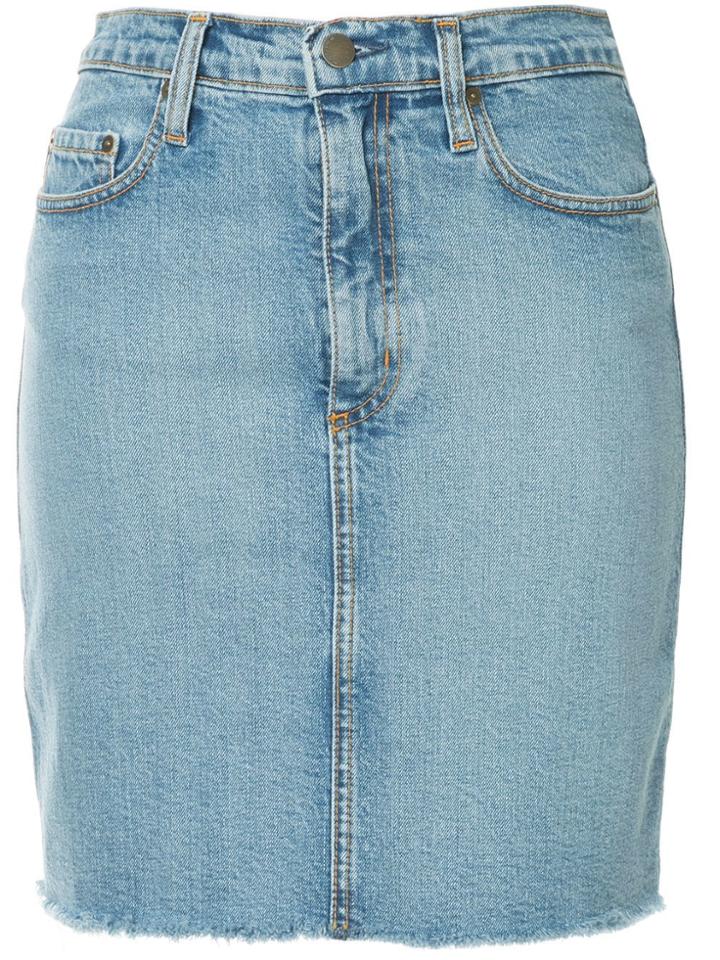 Nobody Denim Siren High-rise Denim Skirt - Blue