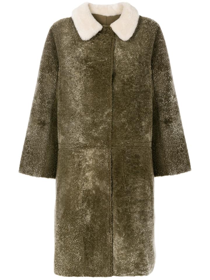 Sofie D'hoore Cascade Shearling Coat - Green