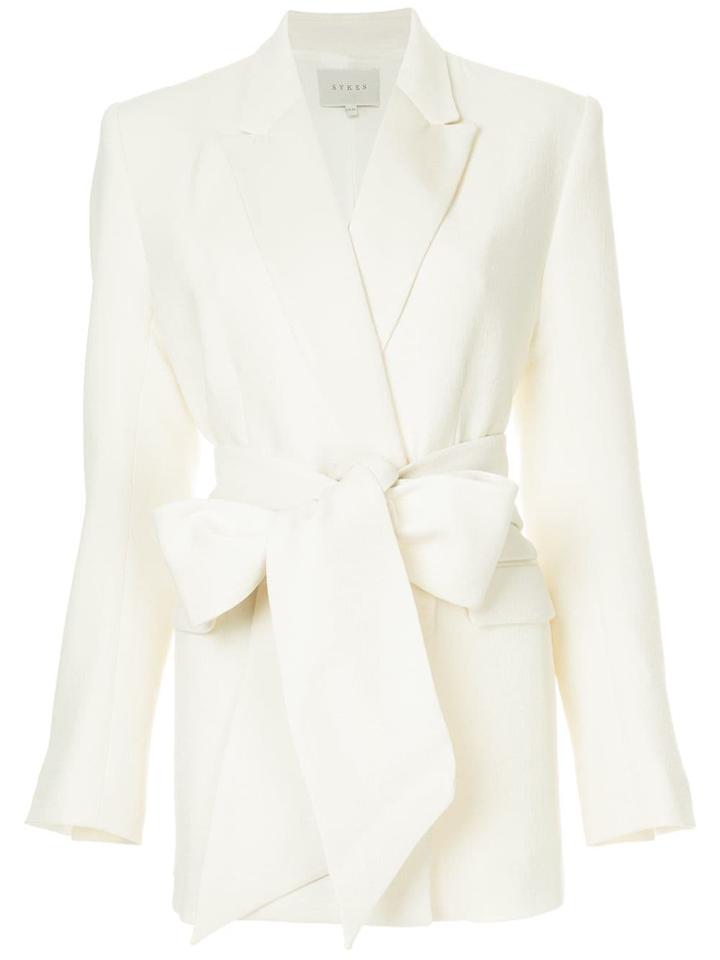 Sykes Bow Tie Jacket - White