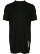 Rick Owens Lightning Bolt Longline T-shirt - Black