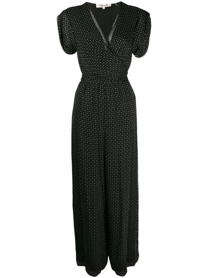 Diane Von Furstenberg Cassandra Jumpsuit - Black