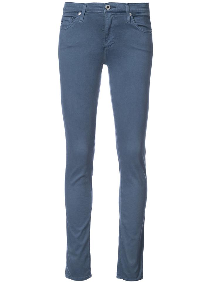 Ag Jeans - Prima Skinny Jeans - Women - Cotton - 31, Blue, Cotton
