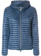 Save The Duck Padded Hooded Jacket - Blue