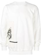 Rick Owens Drkshdw Long Sleeved Sweatshirt - White