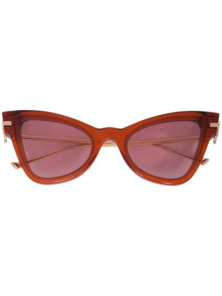 Altuzarra 'winged' Sunglasses - Brown