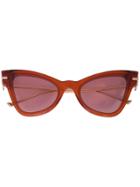 Altuzarra 'winged' Sunglasses - Brown