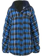Napa By Martine Rose Checked Print Loose Jacket - Blue