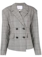 Ground Zero Cut-out Back Blazer - Grey