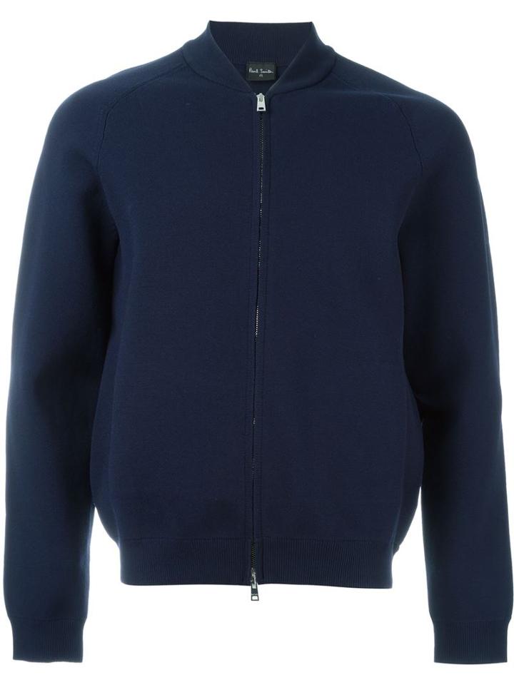 Ps Paul Smith Bomber Style Cardigan