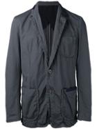 Sacai Lightweight Blazer, Men's, Size: 3, Grey, Cotton/nylon/wool/cupro