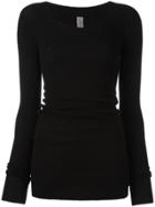 Rick Owens Ribbed Top - Black