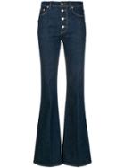 Sonia Rykiel High Waisted Flared Jeans - Blue