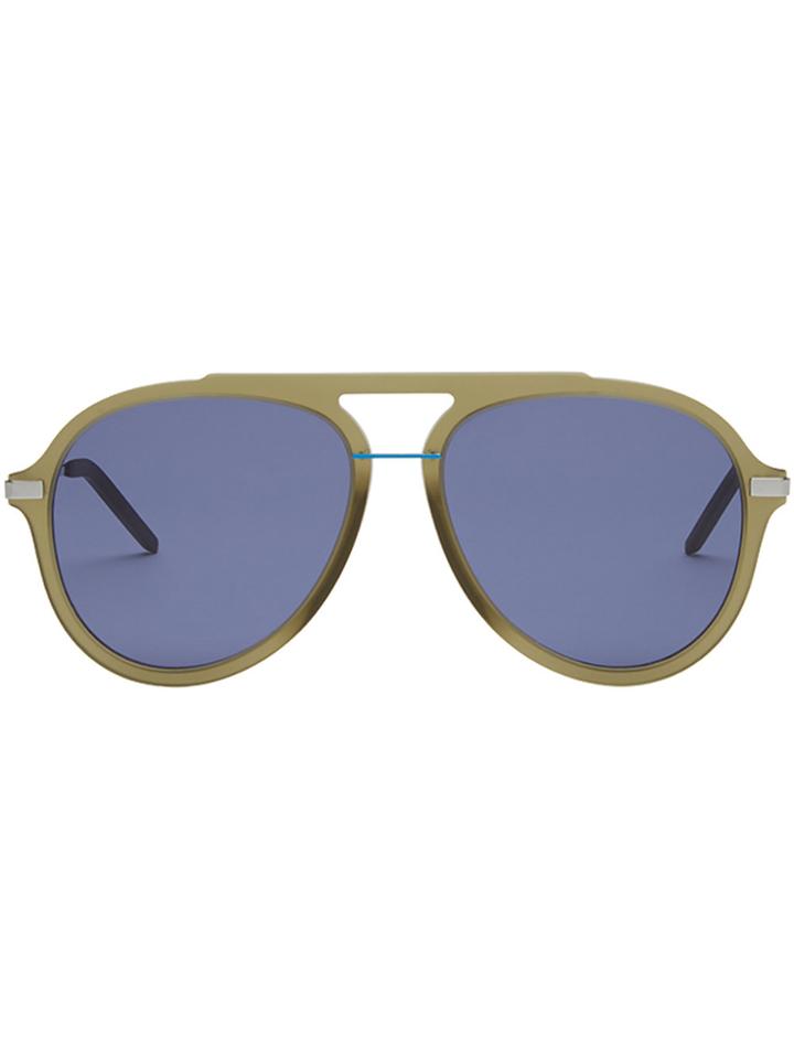Fendi Eyewear Fantastic Aviator Sunglasses - Green
