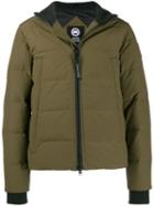 Canada Goose Contrast Collar Padded Jacket - Green