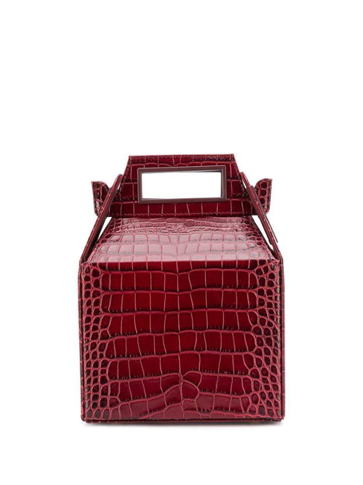 Pop & Suki Mini Box Bag - Red