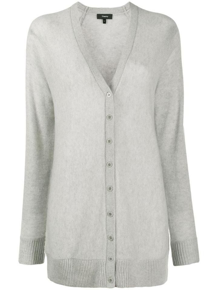 Theory Knitted Cardigan - Grey