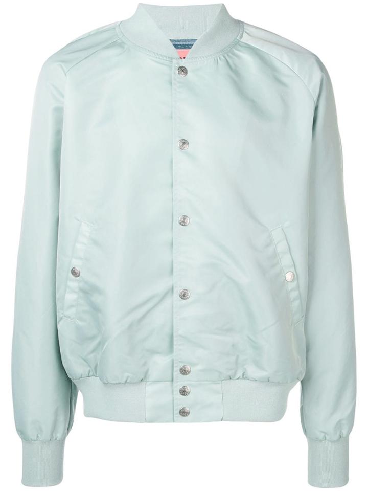 Acne Studios Print Bomber Jacket - Green