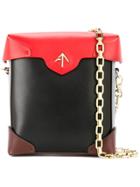 Manu Atelier Pristine Mini Chain Box Bag - Black