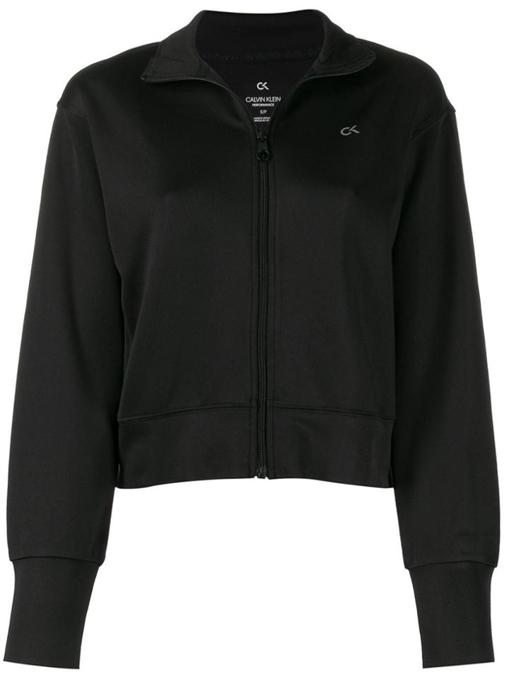 Calvin Klein Zip Front Track Jacket - Black