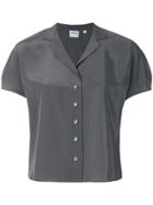 Aspesi Short Sleeve Open Collar Shirt - Grey