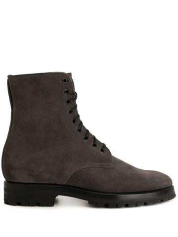 Namacheko Suede Ankle Boots - Grey
