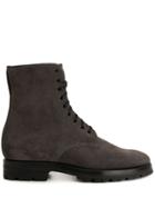 Namacheko Suede Ankle Boots - Grey