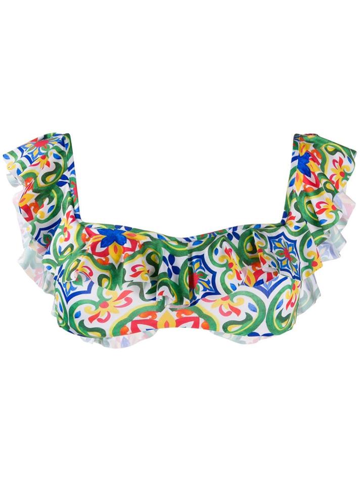 Mc2 Saint Barth Violette Bikini Top - Green