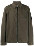 Cp Company Zipped-up Jacket - Green