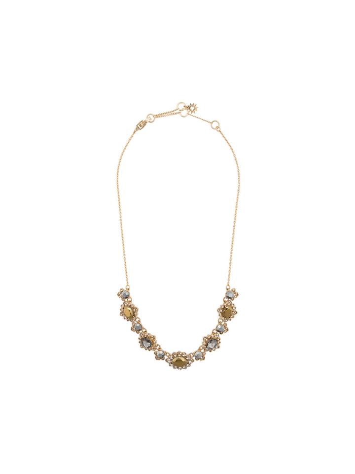 Marchesa Stud Pendant Necklace - Metallic